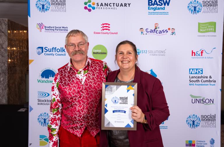 Jen with Cllr David Hare