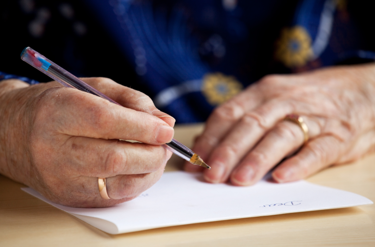 Writing a letter