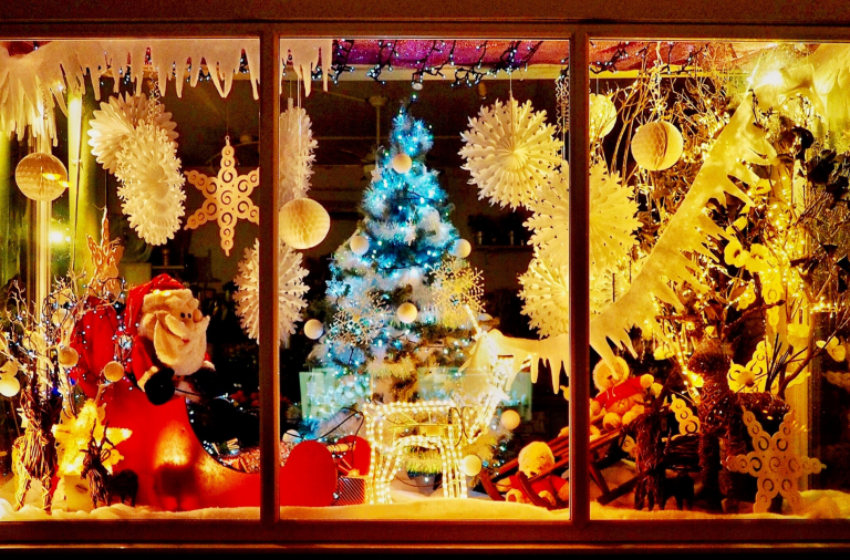 Christmas window