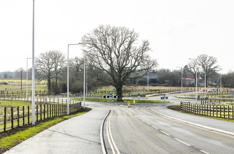 South Wokingham Distributor Road Eastern Gateway roundabout