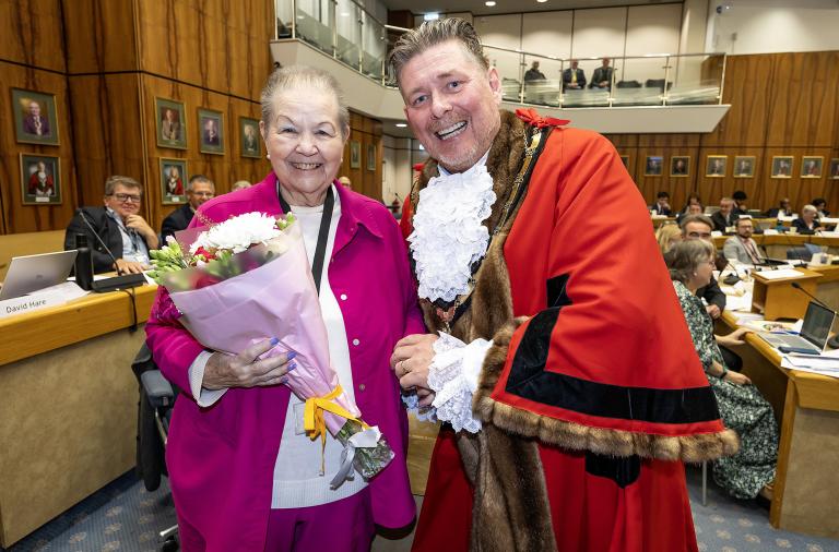 WBC Mayor Making Adrian Mather and Beth Rowland