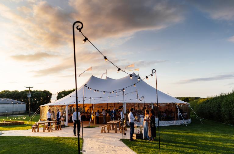Photo of an outdoor tent 