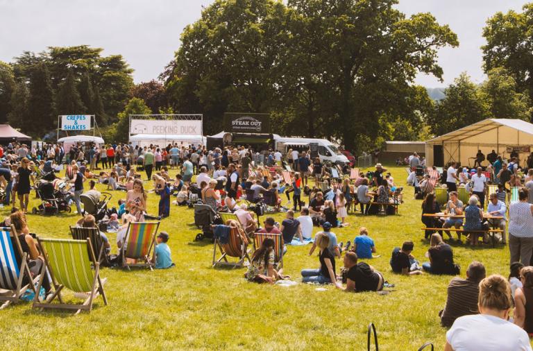 People at the Great British Food Festival