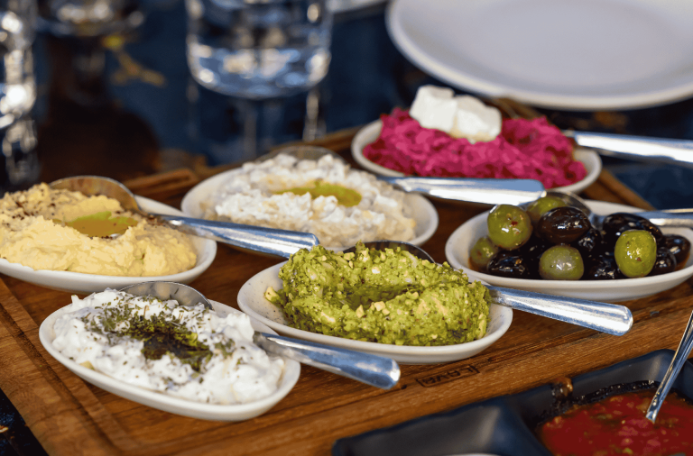 Selection of starters at Opuz Wokingham