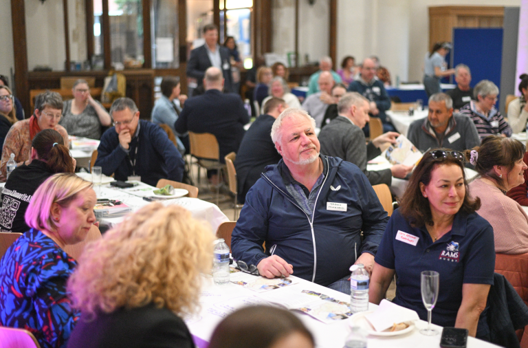 People at a community engagement event