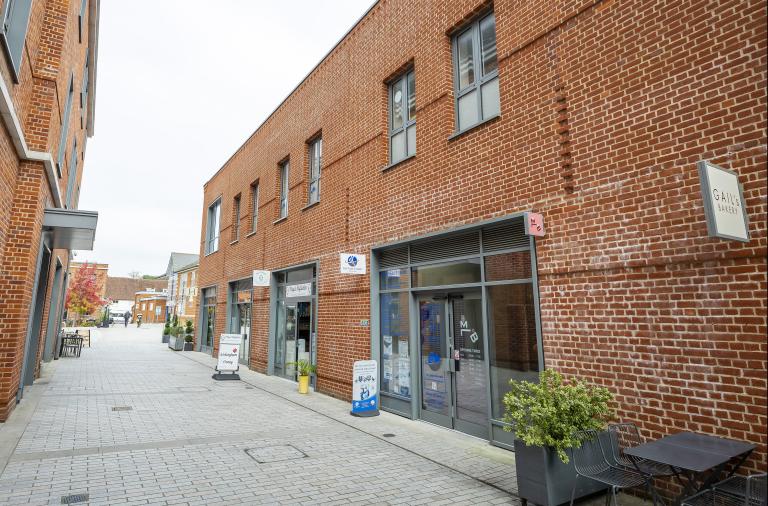 My Little Boardroom's location in Peach Place, Wokingham