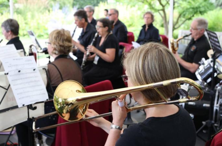 Group of people playing instruments