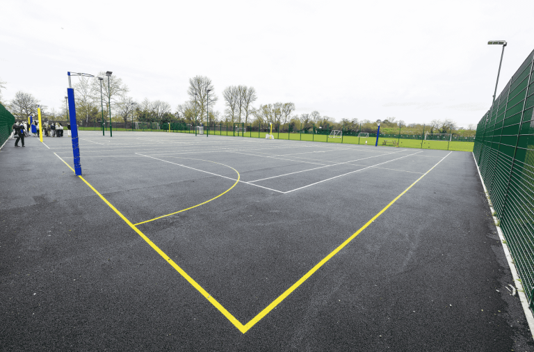 New netball courts at The Piggott School