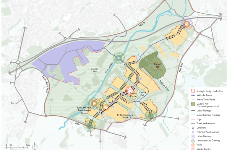 Draft plans for Loddon Valley Garden Village