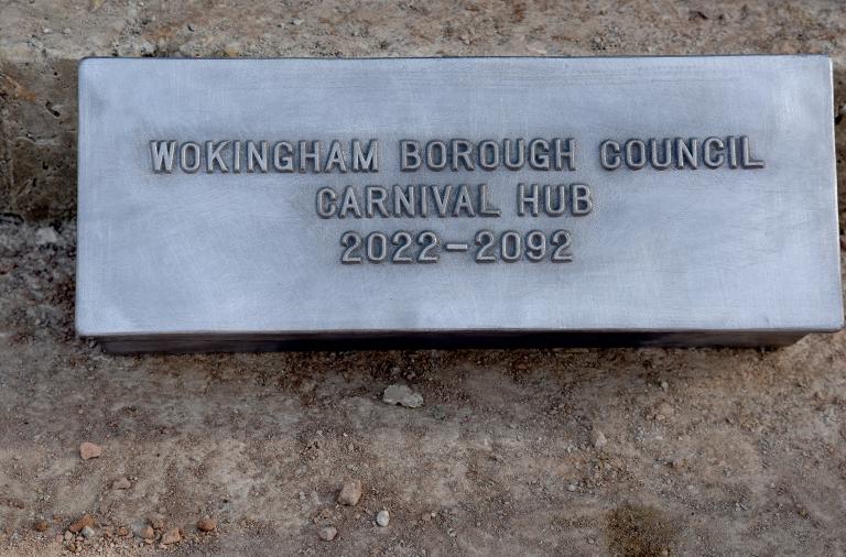Time capsule close up photo