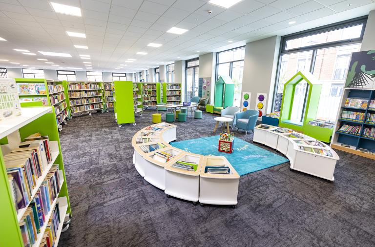 Wokingham library after photo