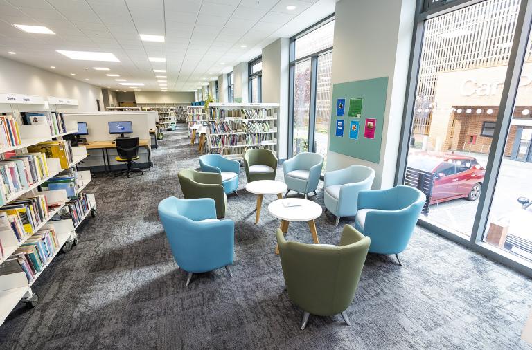 Wokingham library after photo