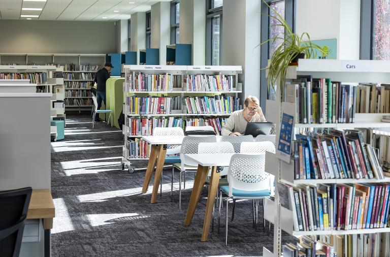 Wokingham library after photo