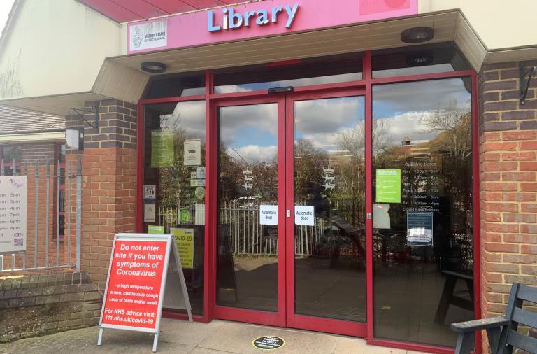 Wokingham library before photo