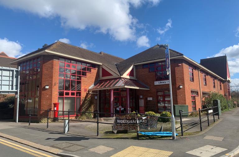 Wokingham library before photo