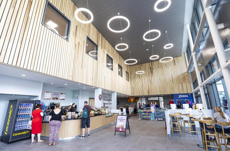 Leisure centre after photo - cafe