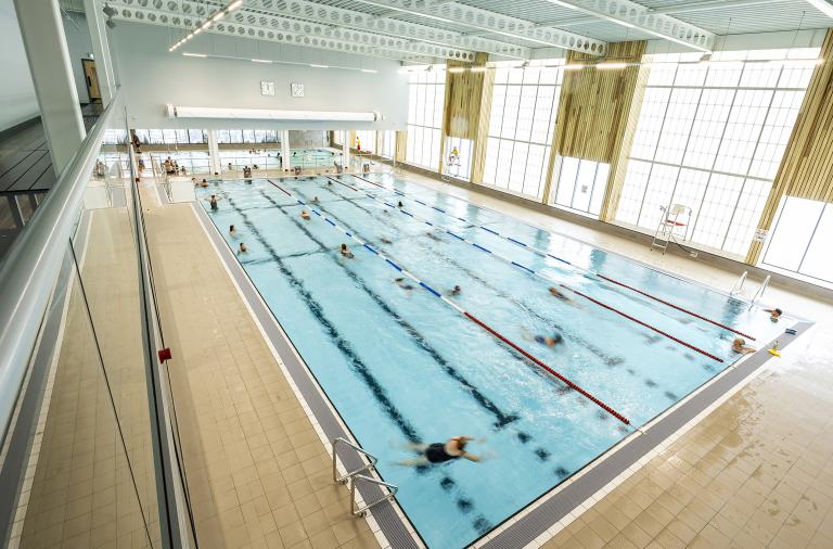Leisure centre after photo - pool