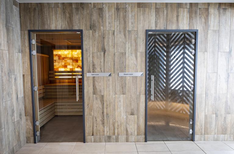 Leisure centre after photo - sauna