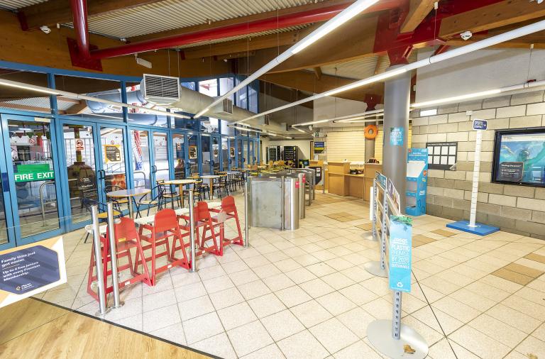 Leisure centre before photo
