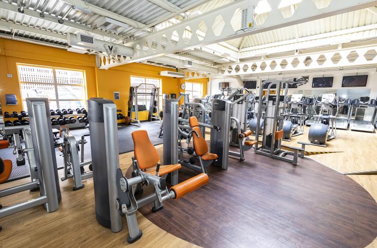 Leisure centre before photo - gym
