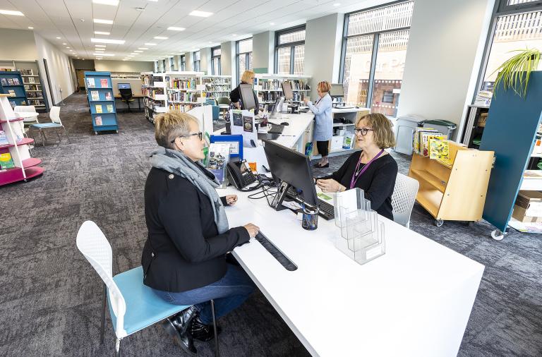 Wokingham library after photo