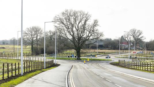 South Wokingham Distributor Road Eastern Gateway roundabout