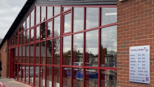Woodley library exterior