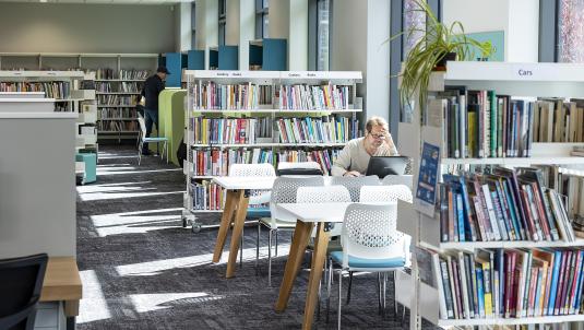 Wokingham library after photo