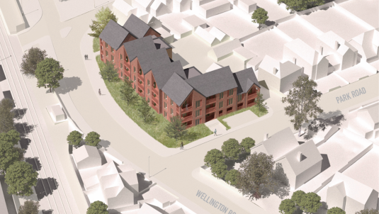 Artist's impression of 21 new affordable homes in Wokingham