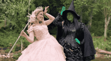 The Wicked Duo dressed as a witch and Princess
