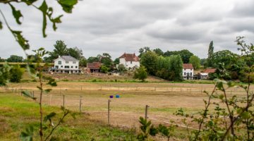 Existing Carters Hill and the mature landscaping around it