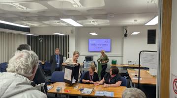 by-election count general view