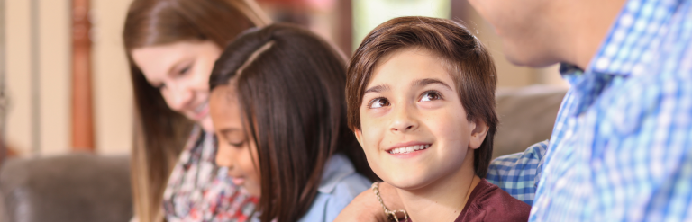 Children's services - family of four