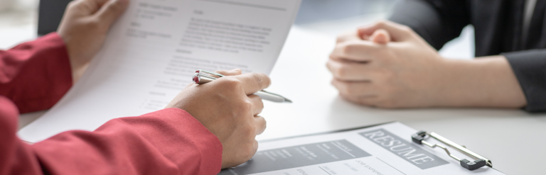 A stock image of a generic interview